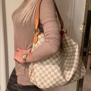 🔥🔥Louis Vuitton LOUIS  Damier Azur Delightful MM